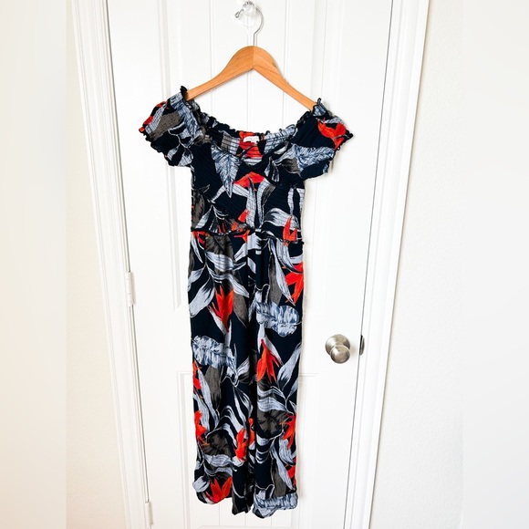 Patrons of Peace Jumpsuit Patterned Navy Multicolor Size XS - Picture 1 of 2